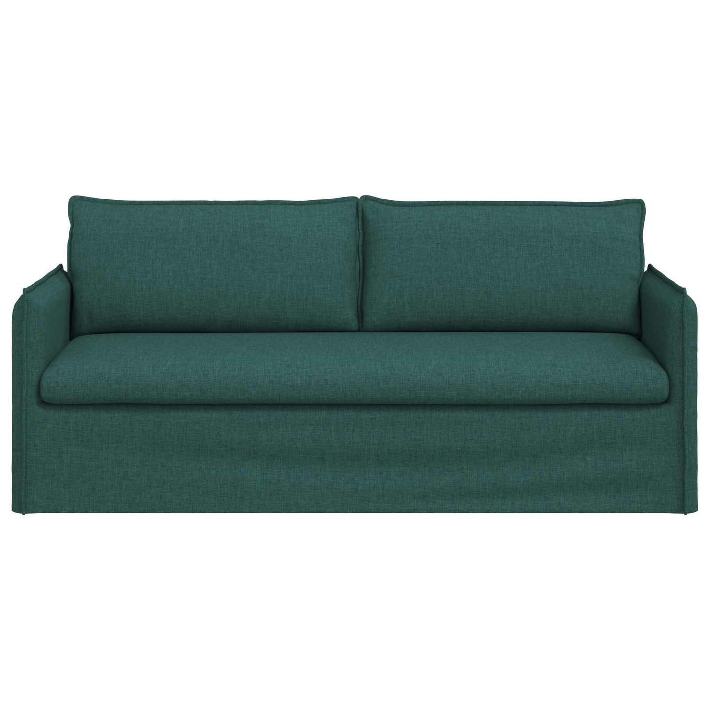 vidaXL Καναπές Σκούρο Πράσινο 196 x 82 x 85 εκ ύφασμα