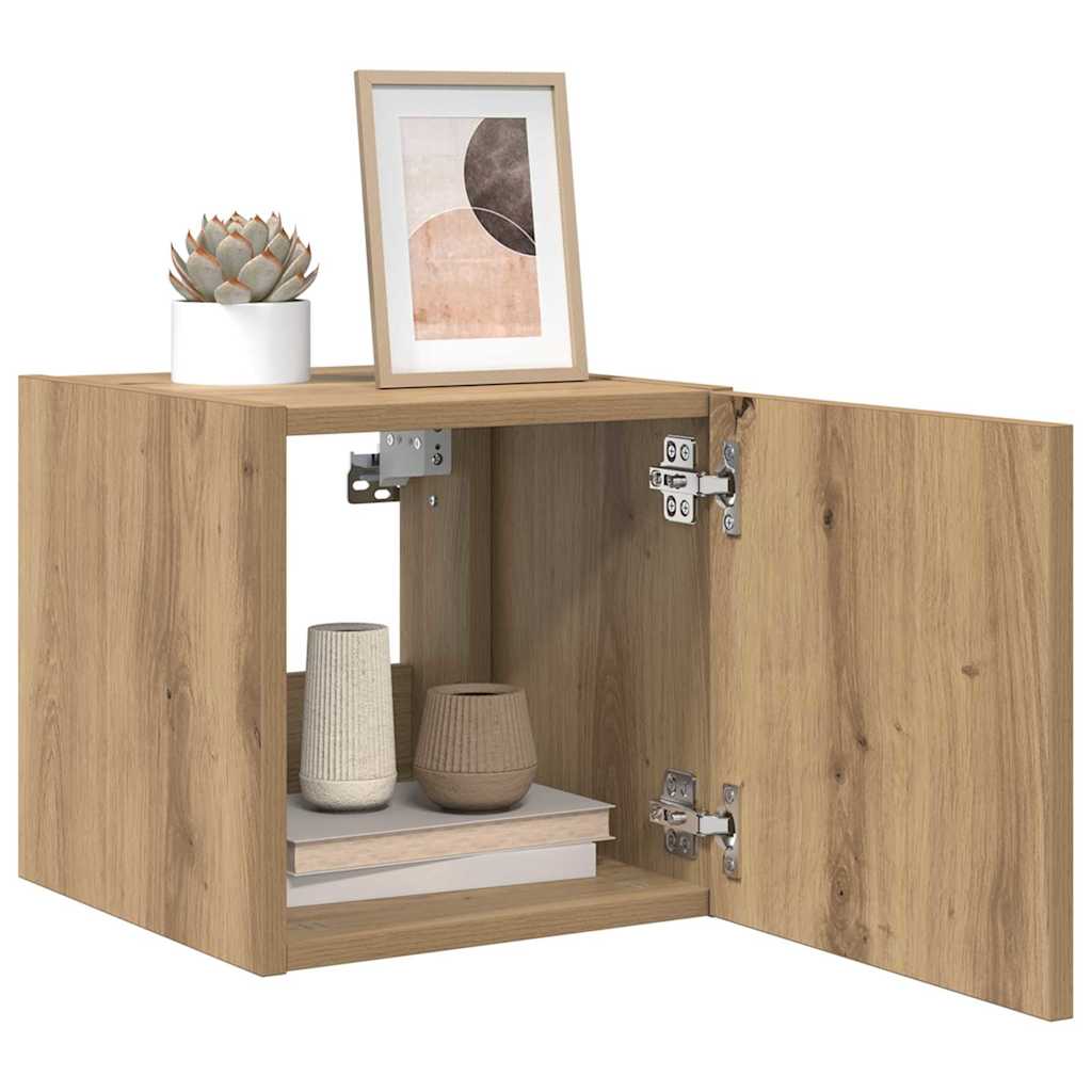 vidaXL Ντουλάπι Τηλεόρασης Τοίχου Καρυδιά Χειροποίητης Εργασίας