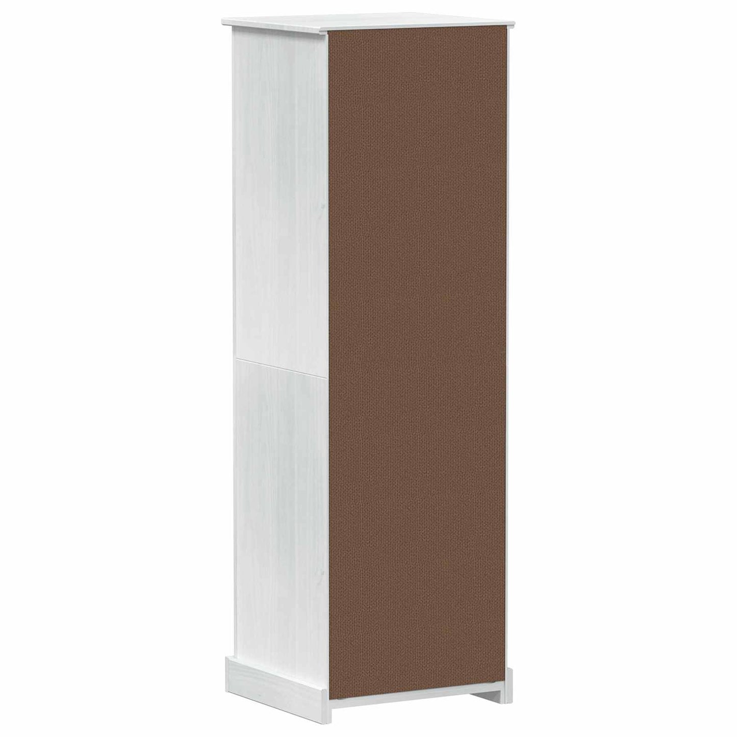 vidaXL Ντουλάπες με ράφι Λευκό 55 x 50 x 170 εκ. Στερεά ξυλεία πεύκου