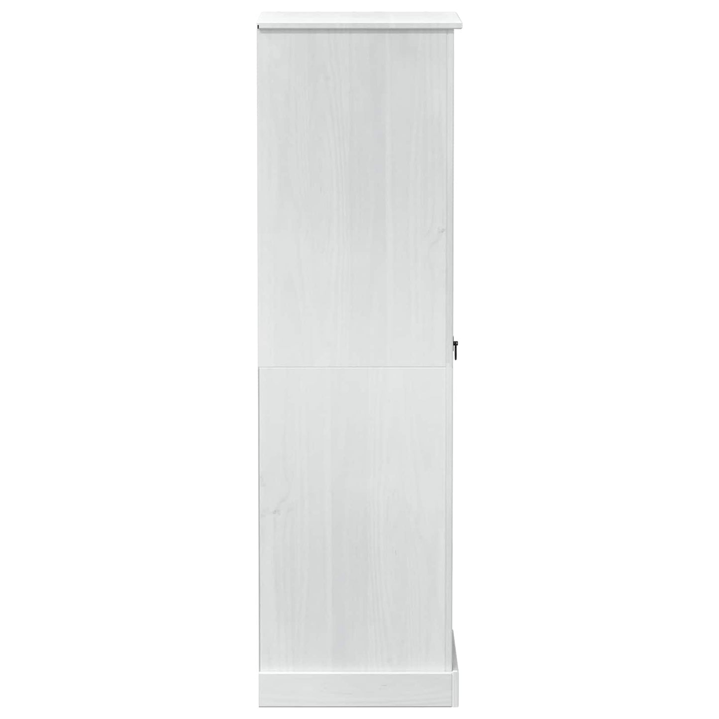 vidaXL Ντουλάπες με ράφι Λευκό 55 x 50 x 170 εκ. Στερεά ξυλεία πεύκου