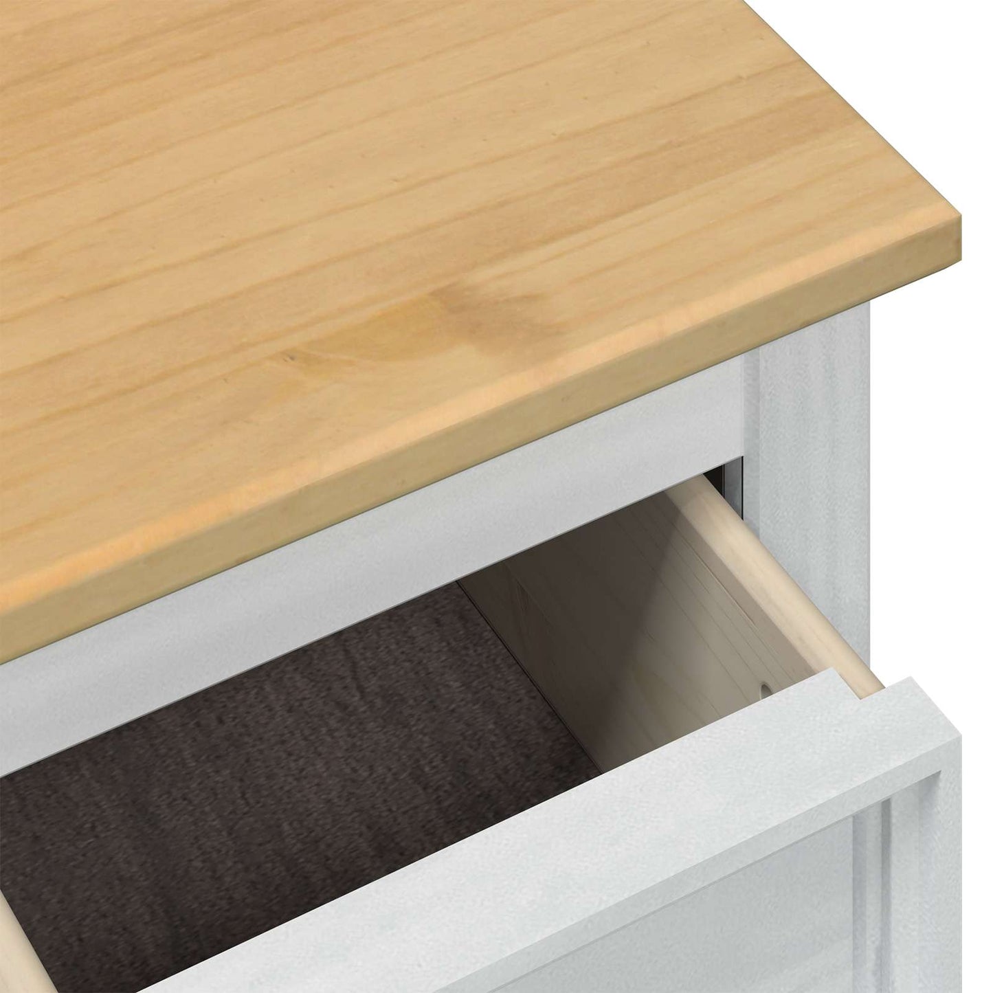 vidaXL storage box με ράφι Λευκό 90 x78 x 45 εκ Στερεά ξυλεία πεύκου