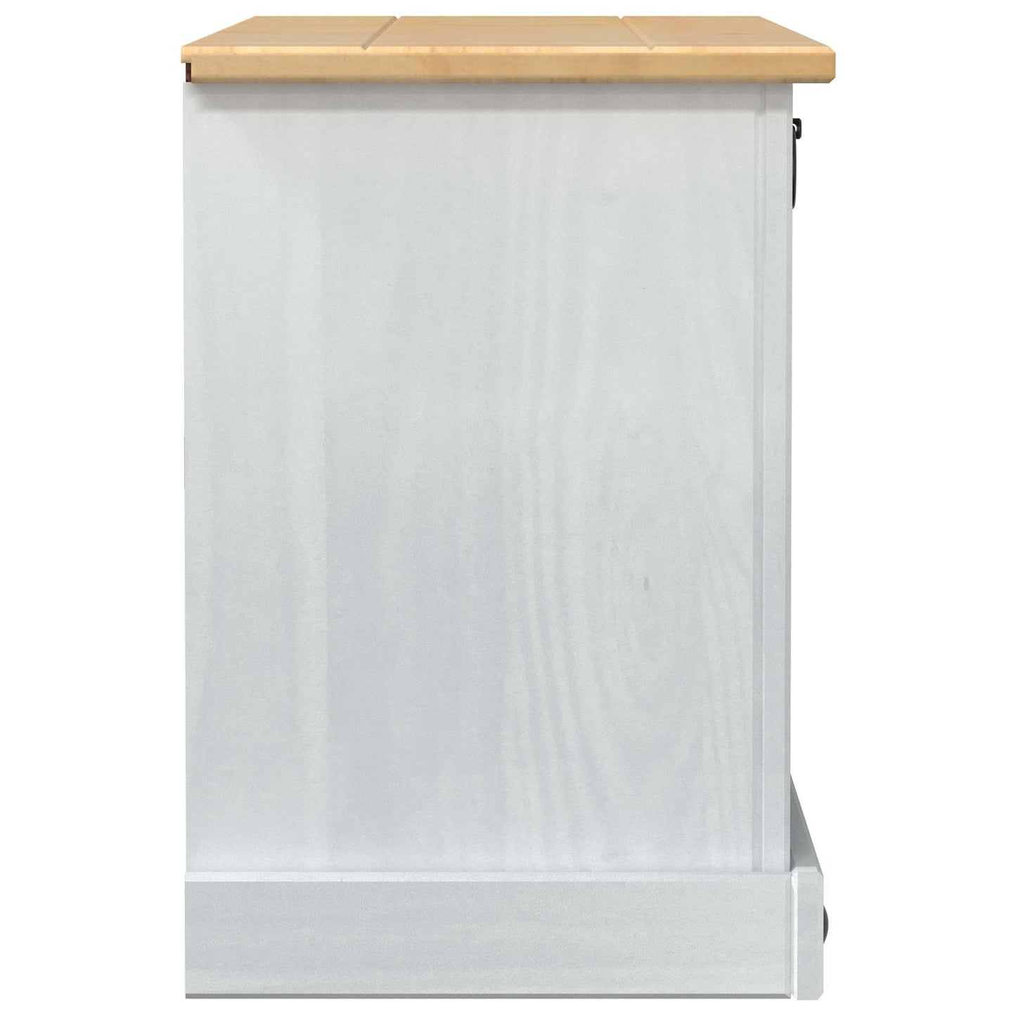 vidaXL Ντουλάπα Παπουτσιών με ράφι Corona Λευκό 99 x 32 x 49 εκ.