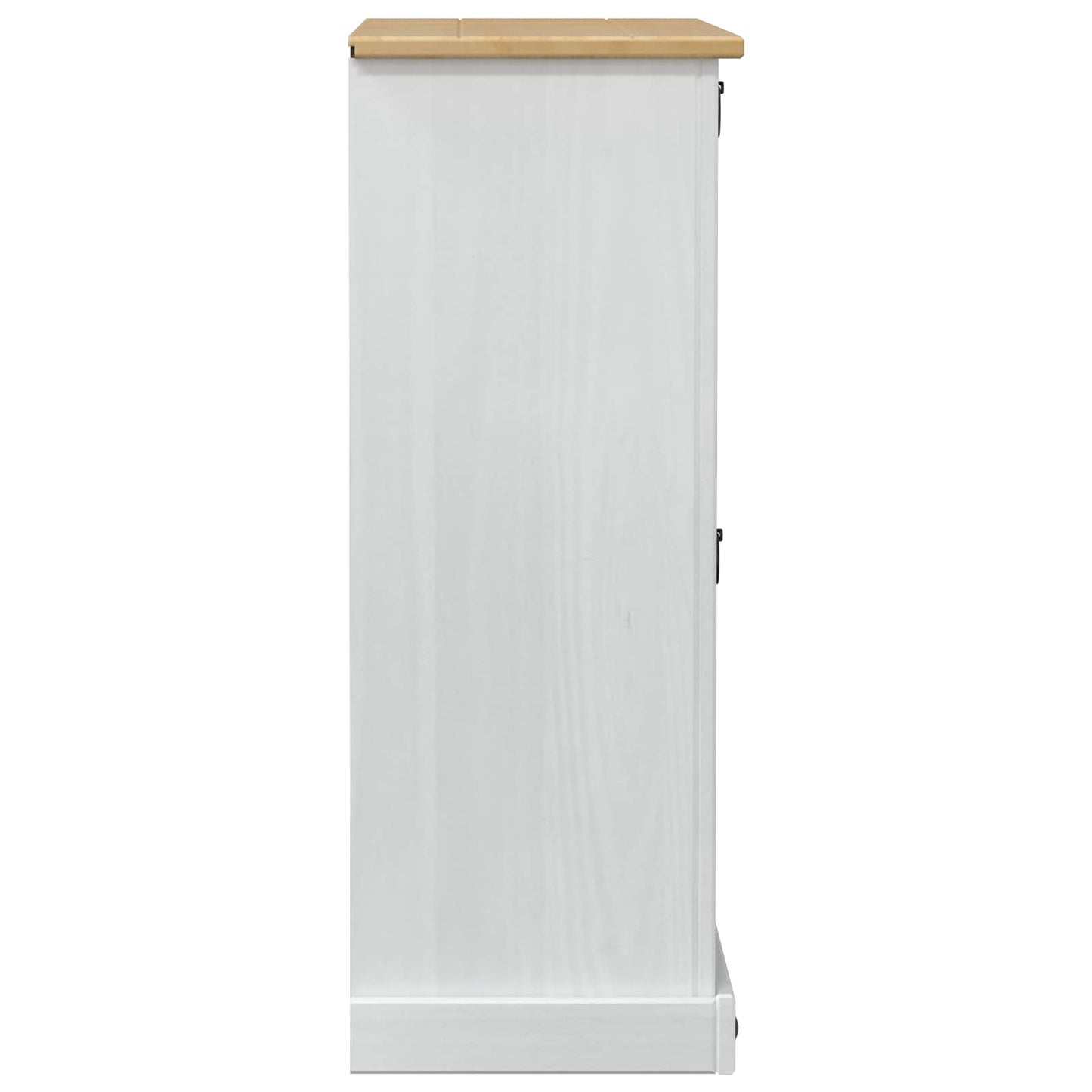 vidaXL Ντουλάπα Παπουτσιών με ράφι Corona Λευκό 99 x 32 x 85 εκ.