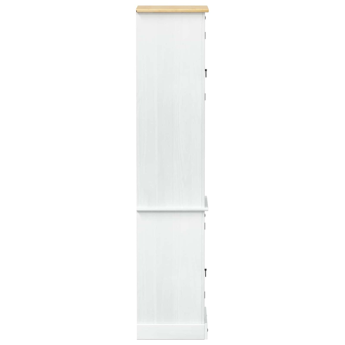 vidaXL Ντουλάπι Μπάνιου Λευκό 50 x 40 x 185 εκ. Στερεά ξυλεία πεύκου