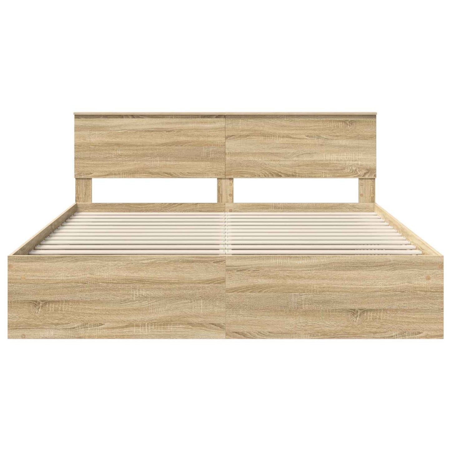 vidaXL Σκελετός Κρεβατιού Σονόμα 200 x 200 cm Επεξεργασμένο ξύλο