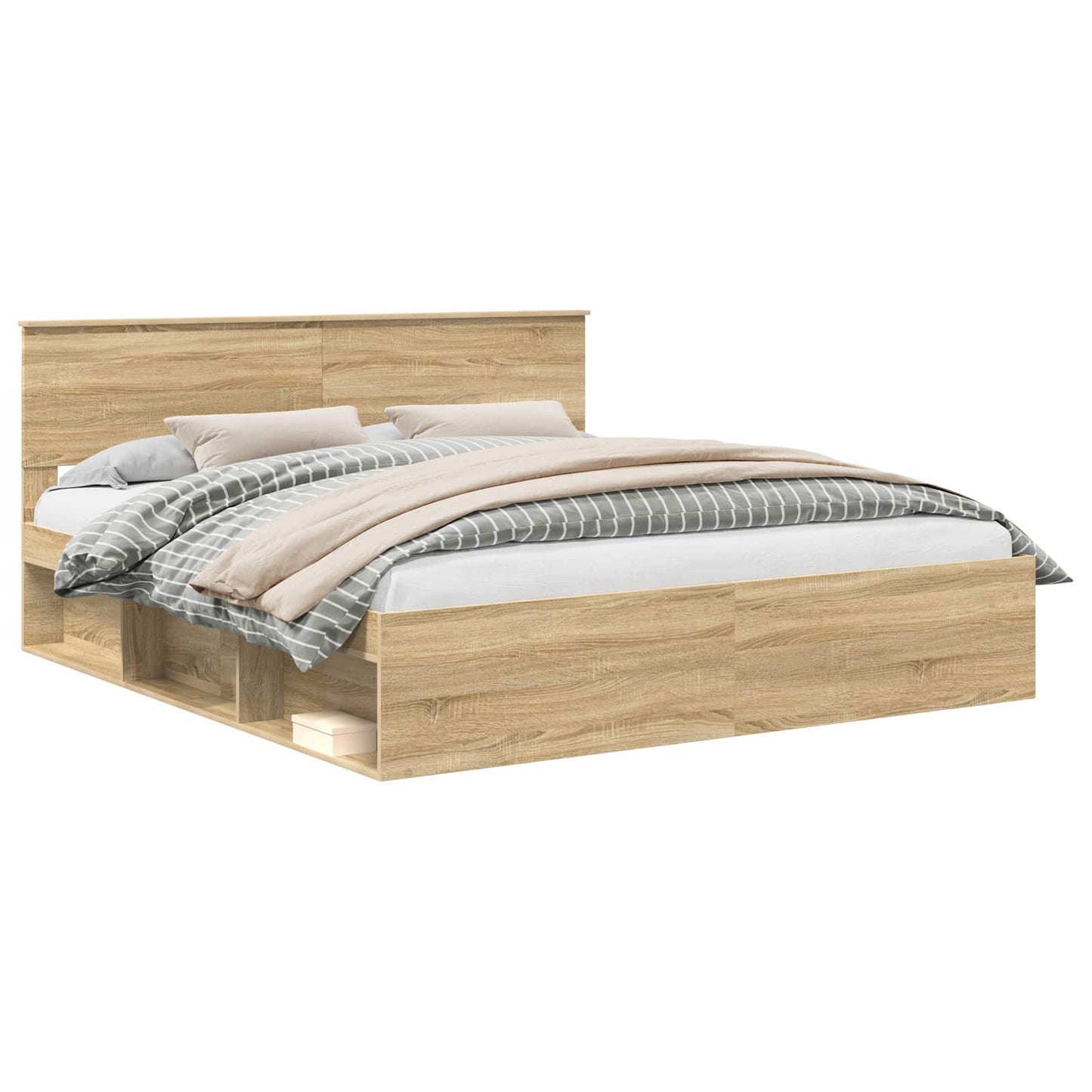 vidaXL Σκελετός Κρεβατιού Σονόμα 180 x 200 cm Επεξεργασμένο ξύλο