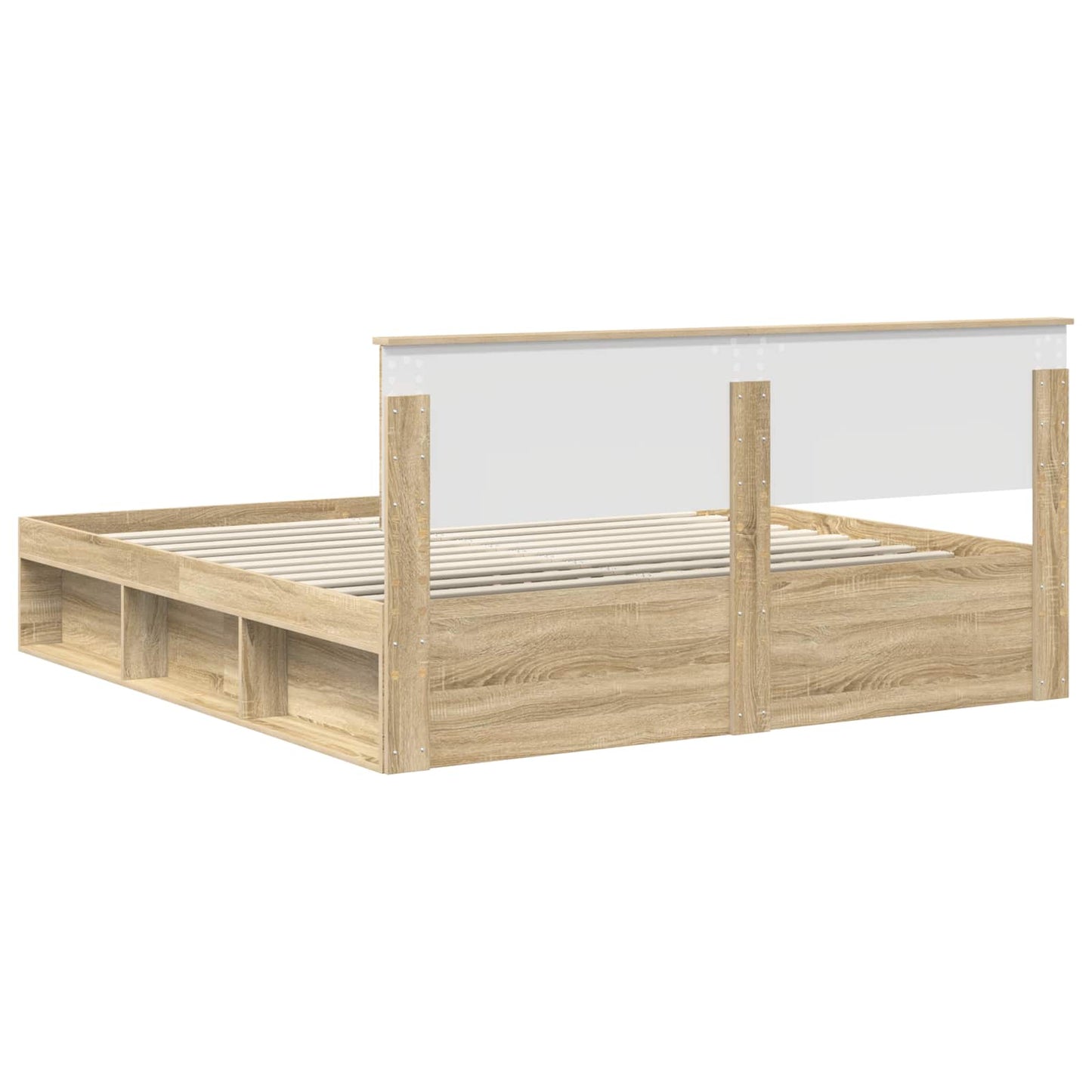 vidaXL Σκελετός Κρεβατιού Σονόμα 180 x 200 cm Επεξεργασμένο ξύλο