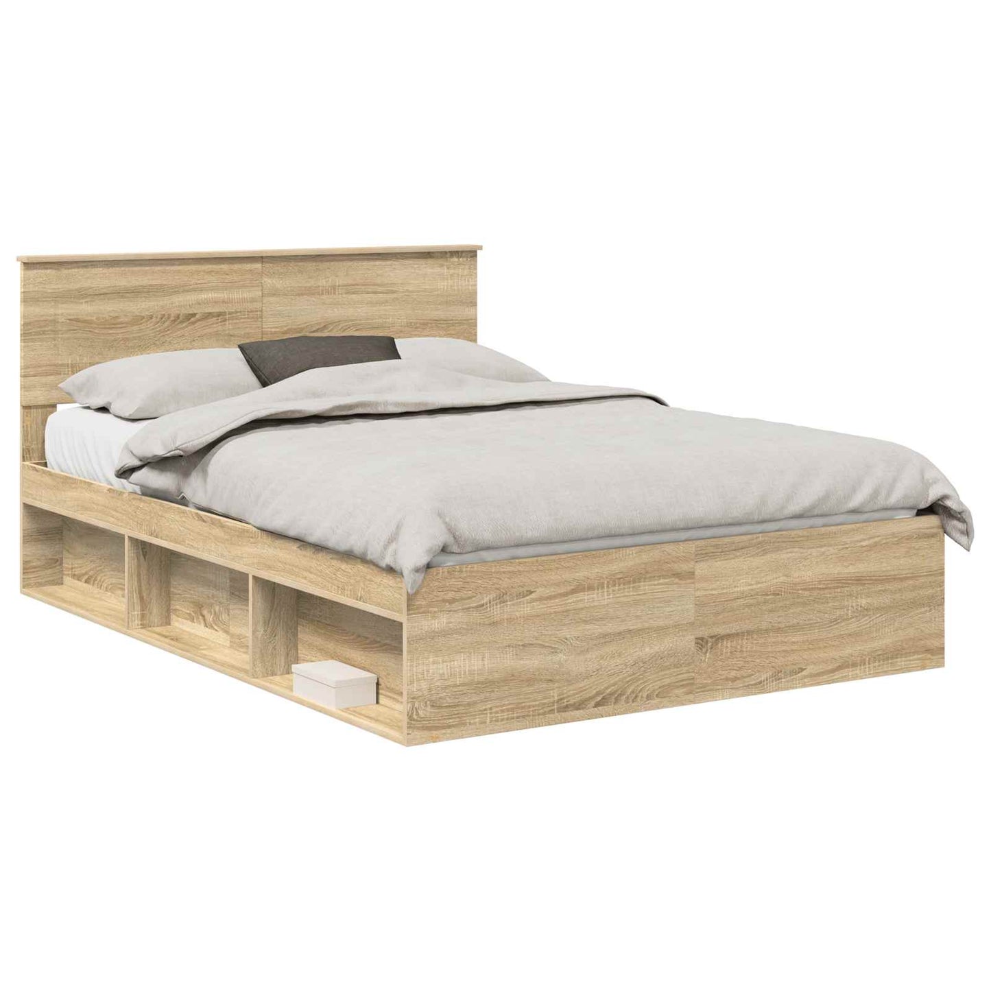 vidaXL Σκελετός Κρεβατιού Σονόμα 160 x 200 cm Επεξεργασμένο ξύλο