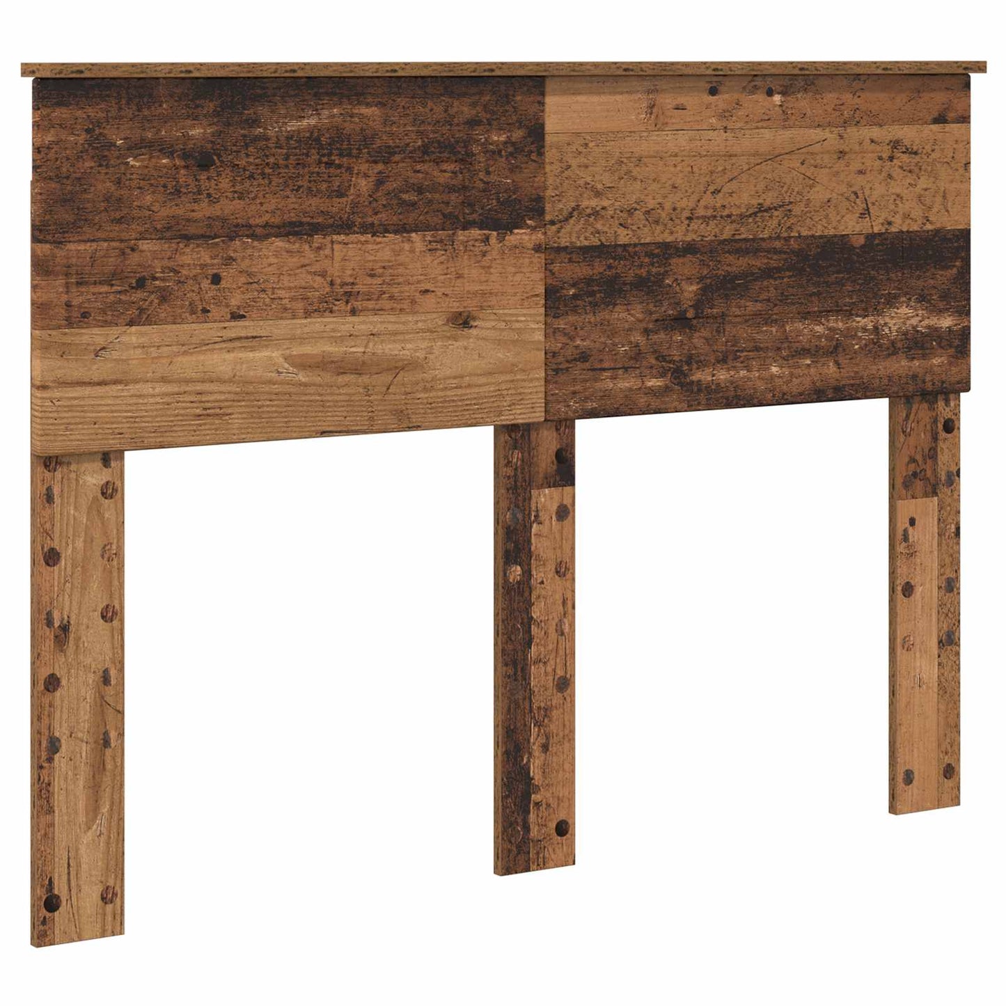 vidaXL Σκελετός Κρεβατιού Παλιό ξύλο 135 x 190 cm Επεξεργασμένο ξύλο