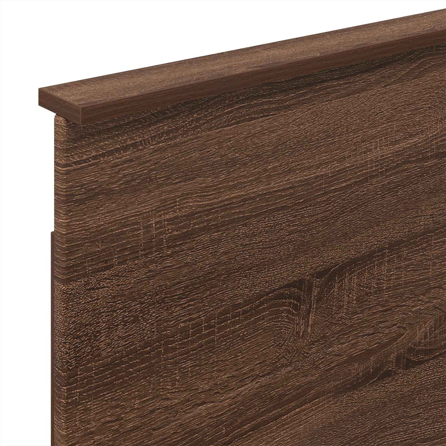 vidaXL Σκελετός Κρεβατιού Καφέ δρυς 75 x 190 cm Επεξεργασμένο ξύλο
