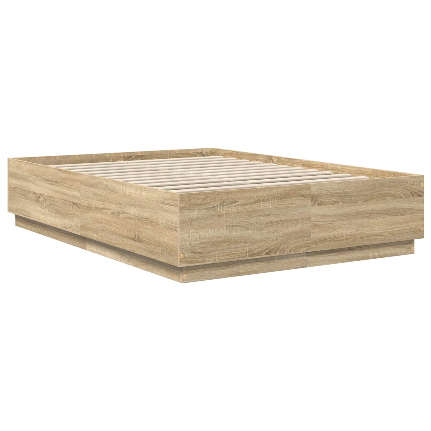 vidaXL Σκελετός Κρεβατιού Δρύς Sonoma 160 x 200 cm Επεξεργασμένο ξύλο