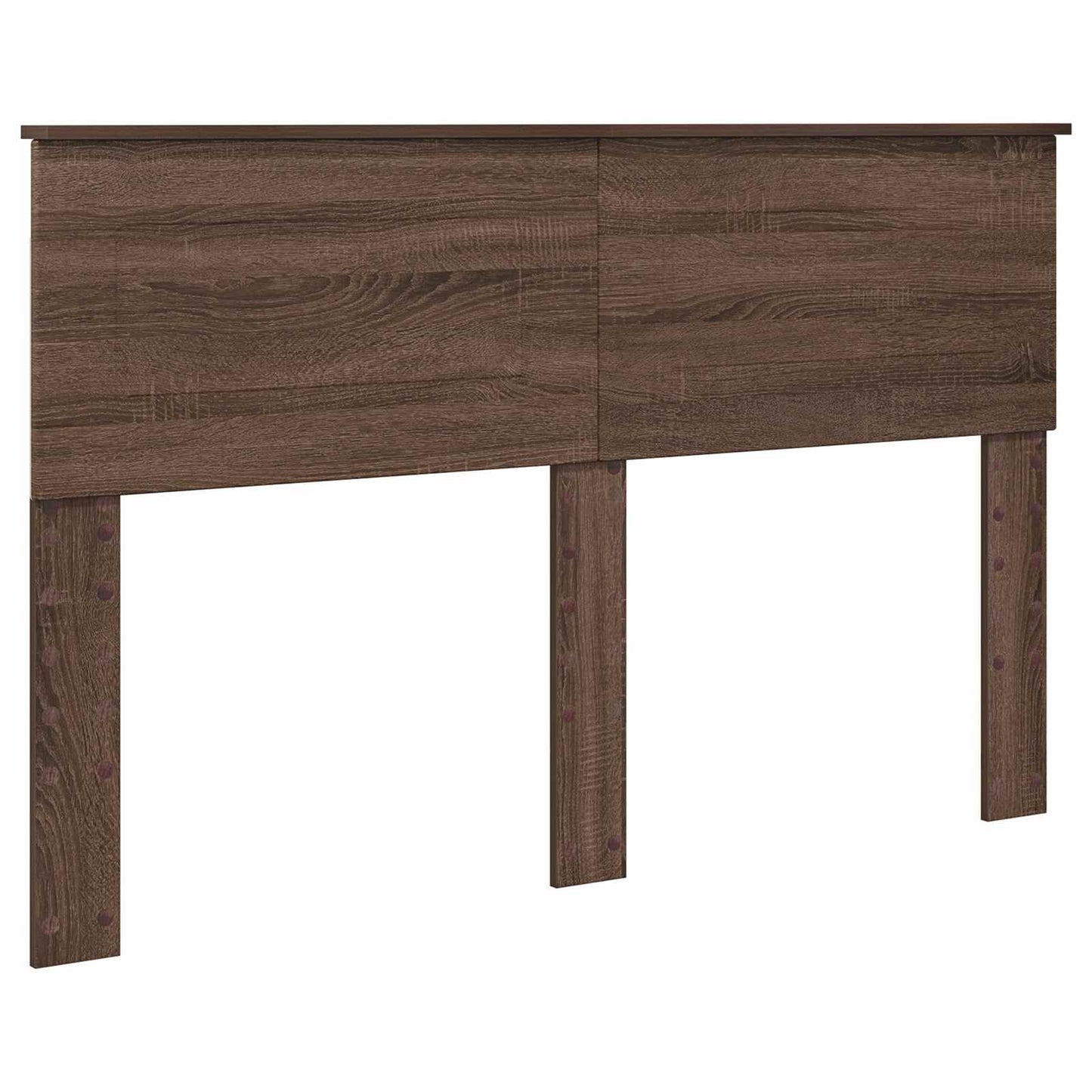 vidaXL Σκελετός Κρεβατιού Καφέ δρυς 150 x 200 cm Επεξεργασμένο ξύλο