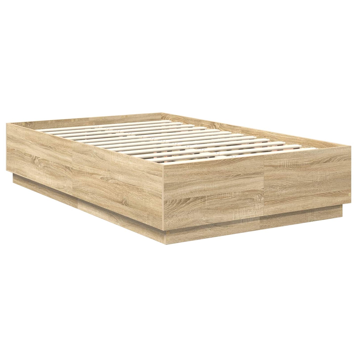 vidaXL Σκελετός Κρεβατιού Sonoma Δρυς 120 x 190 cm Επεξεργασμένο Ξύλο