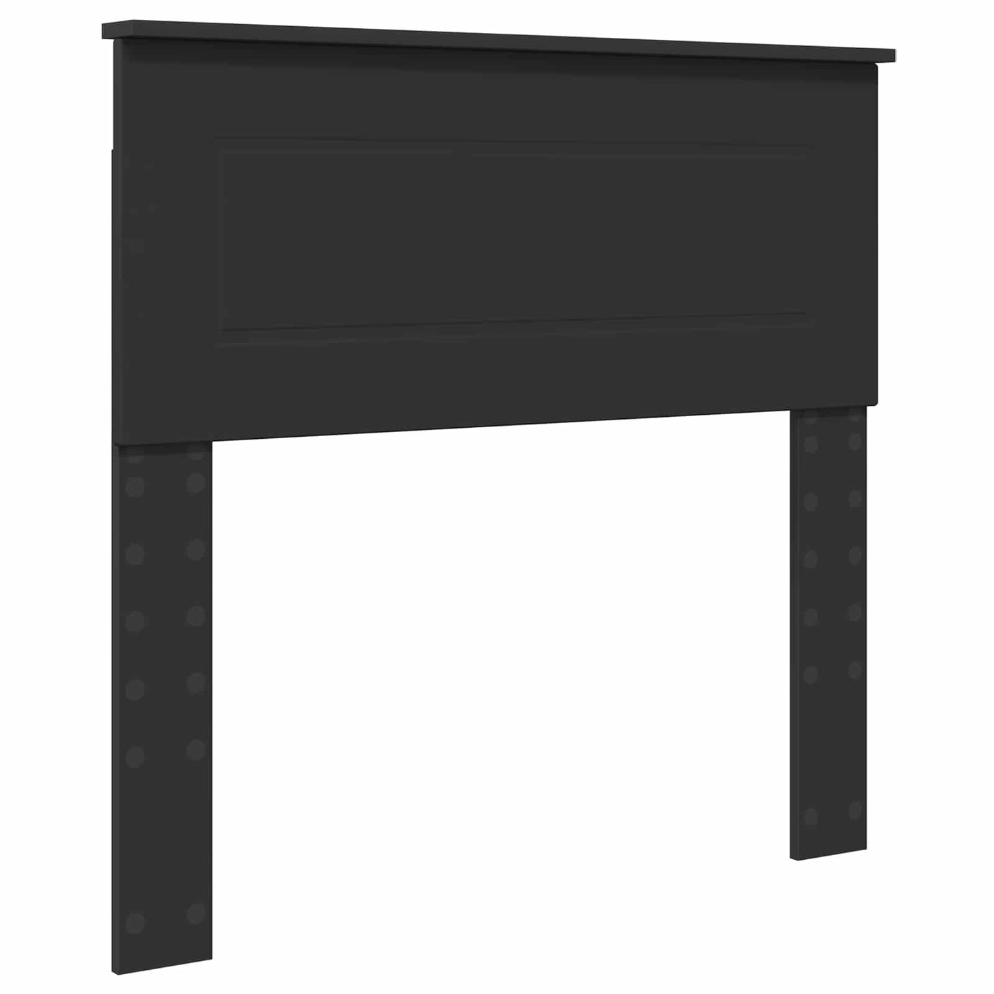 vidaXL Σκελετός Κρεβατιού Μαύρο 70 x 190 cm Επεξεργασμένο Ξύλο