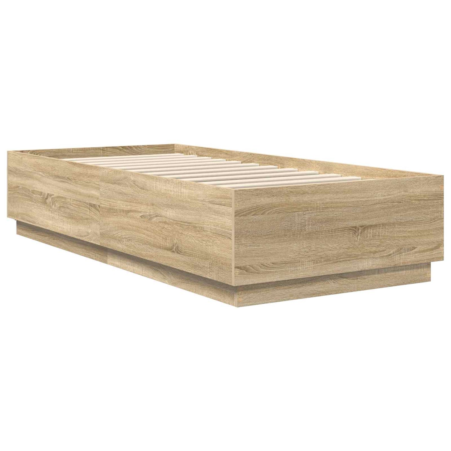 vidaXL Σκελετός Κρεβατιού Sonoma Δρυς 70 x 190 cm Επεξεργασμένο Ξύλο