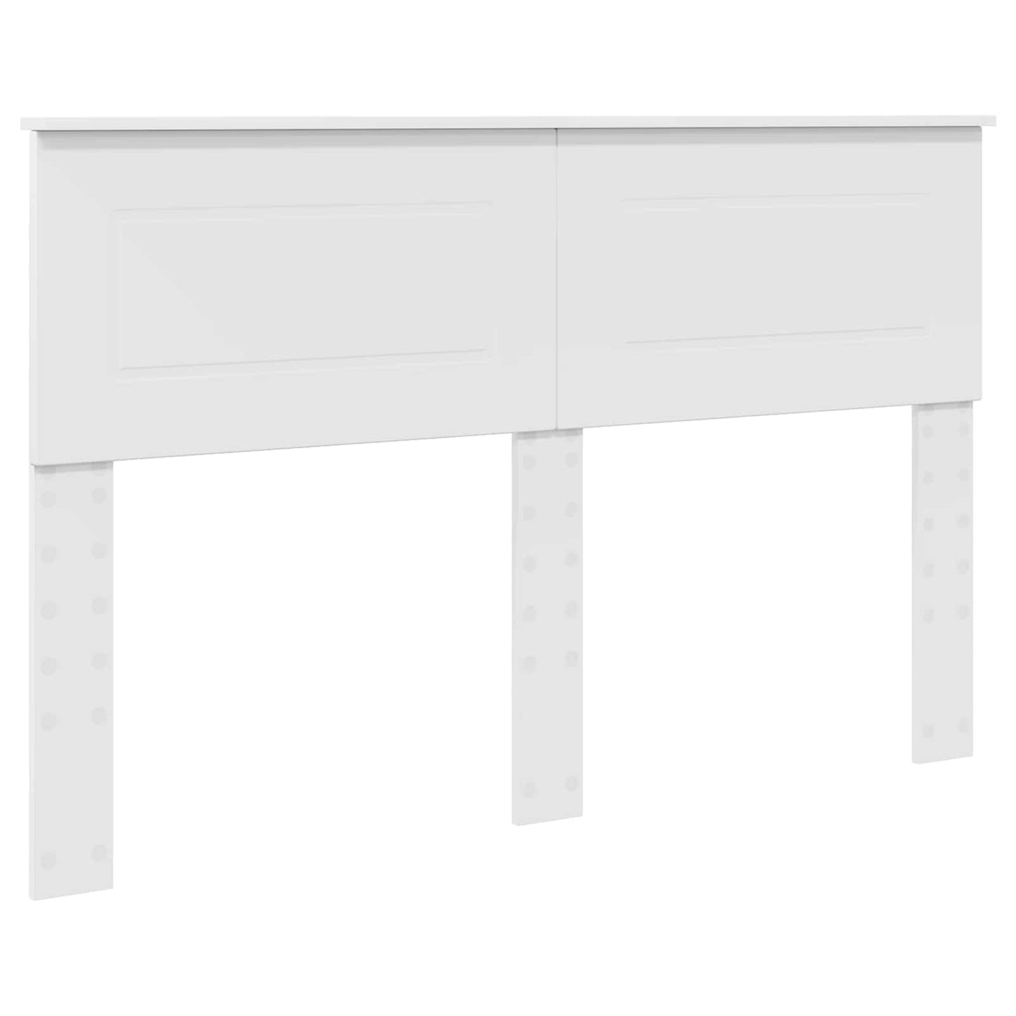 vidaXL Σκελετός Κρεβατιού Λευκό 160 x 200 cm Επεξεργασμένο ξύλο