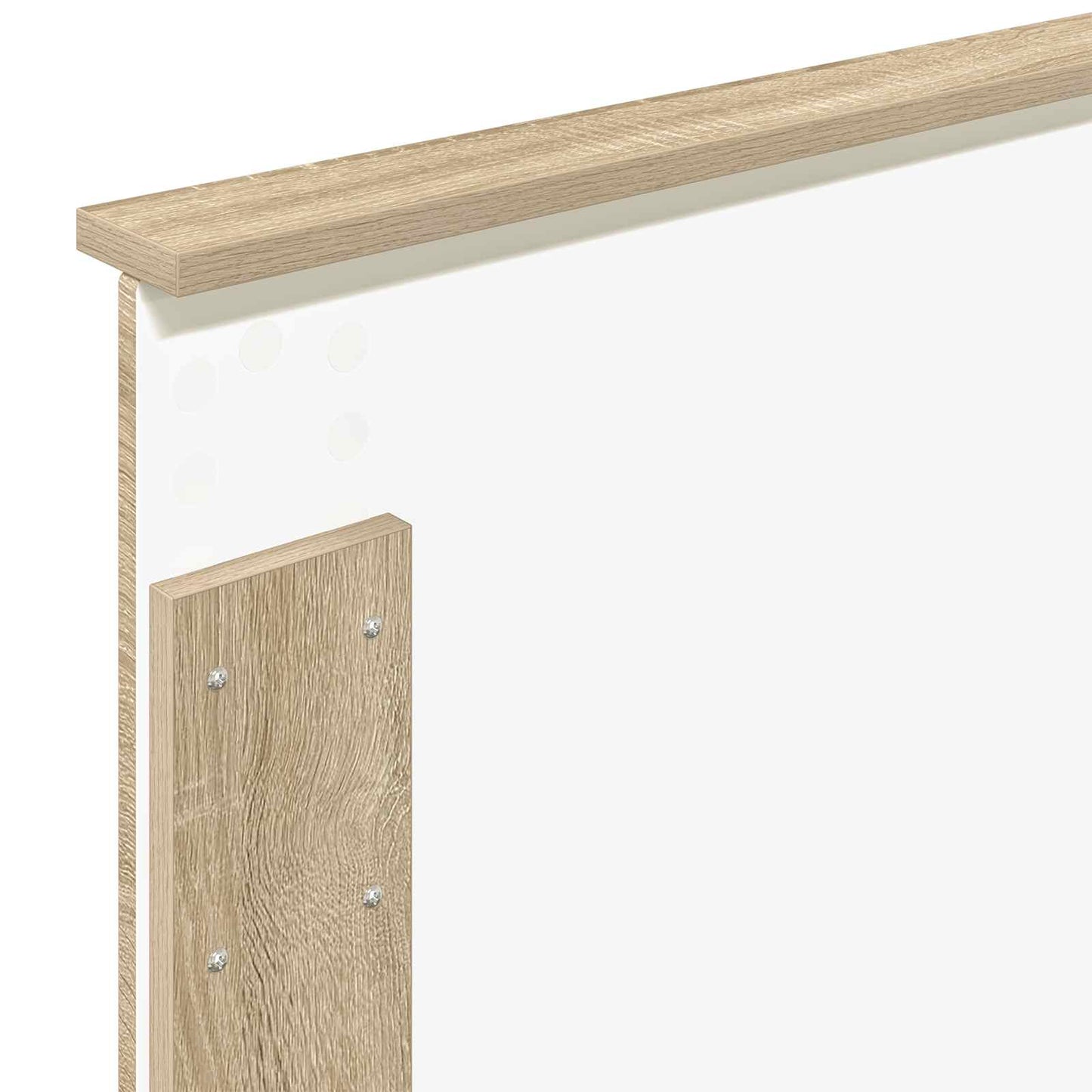 vidaXL Σκελετός Κρεβατιού Δρύς Sonoma 75 x 190 cm Επεξεργασμένο ξύλο