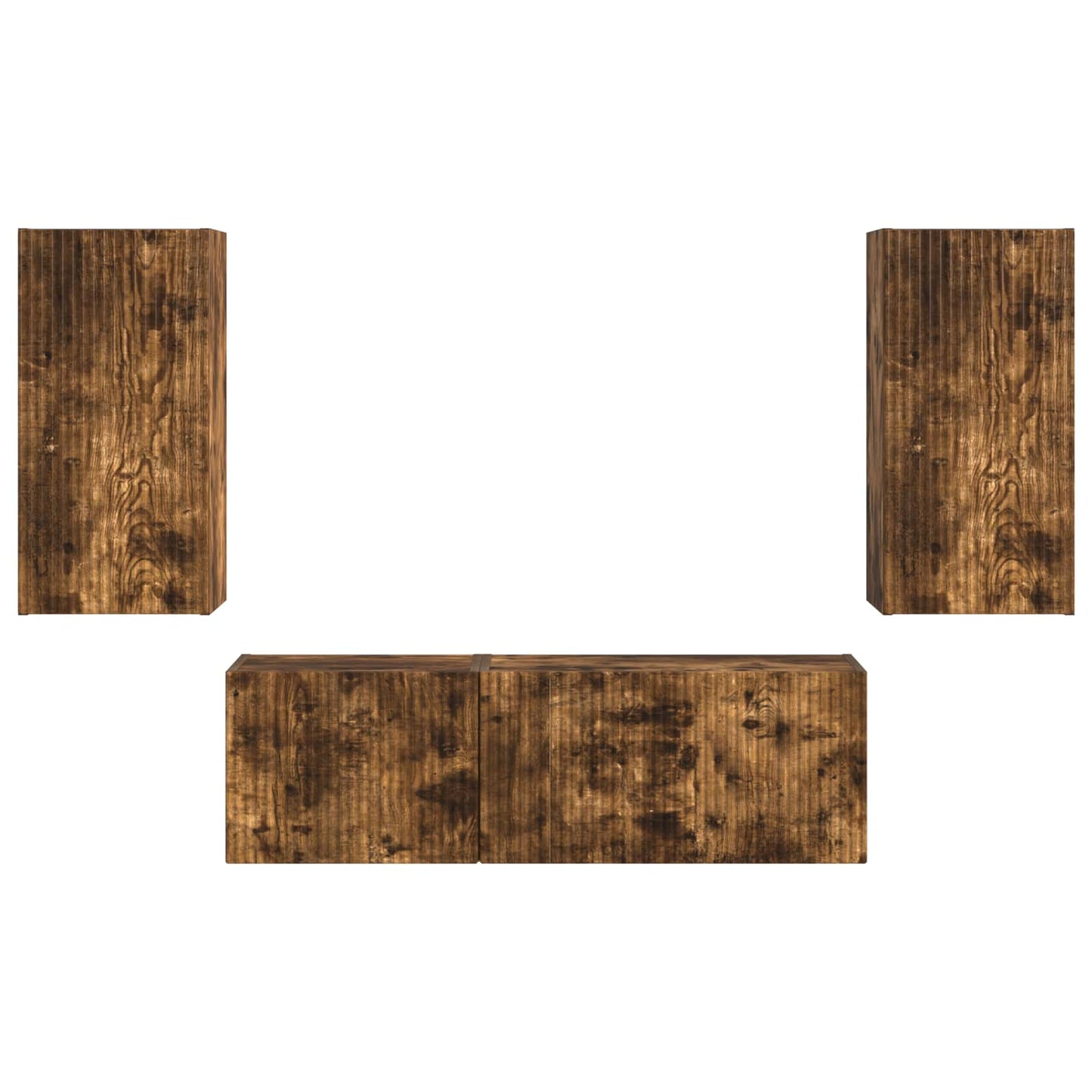 vidaXL Καπνιστό Δρύς 60 x 31 x 29,5 εκ