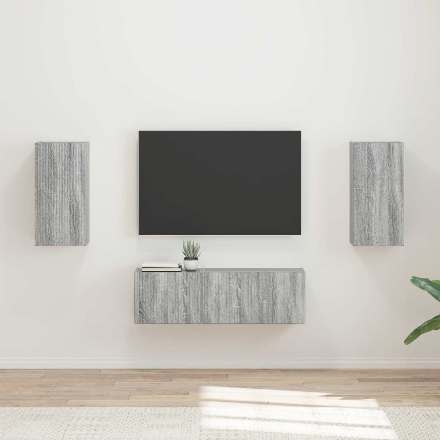 vidaXL Γκρίζο Σονομα 60 x 31 x 29,5 εκ