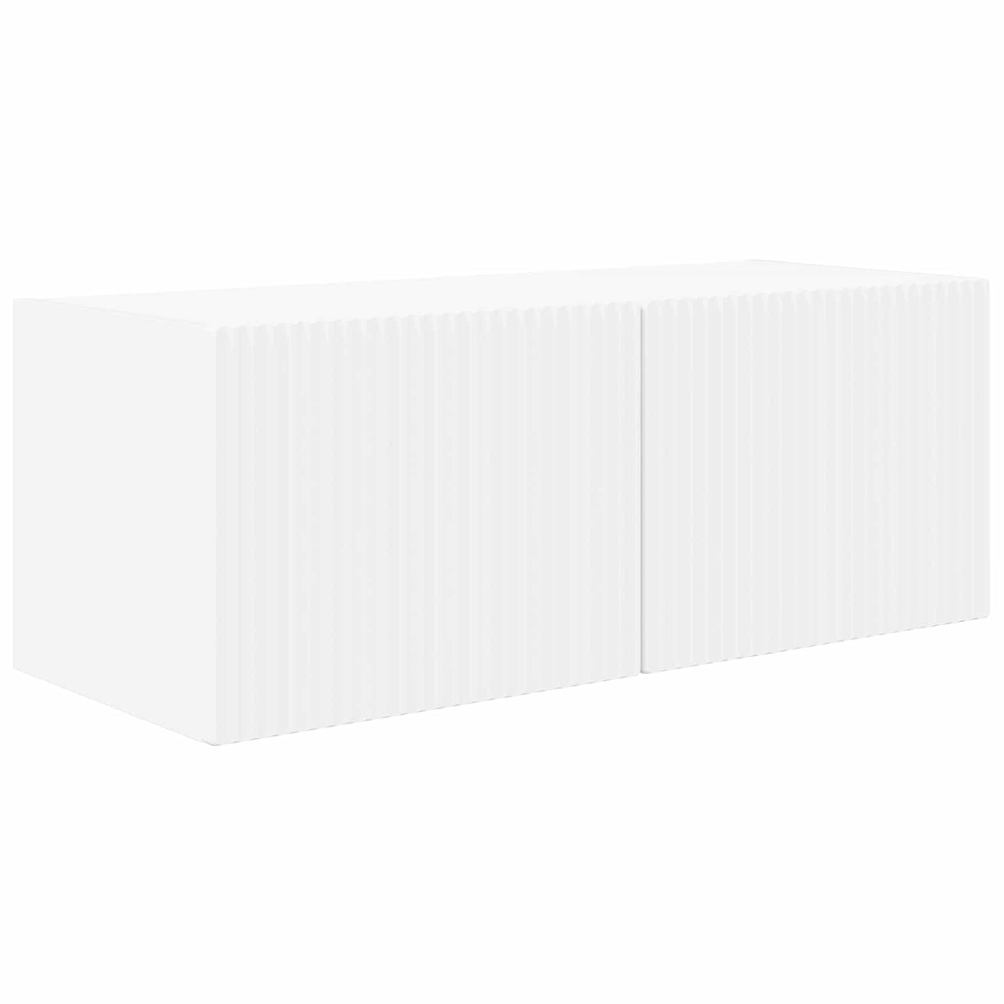 vidaXL Σετ τοίχου για τηλεόραση 4 pcs Λευκό Επεξεργασμένο ξύλο