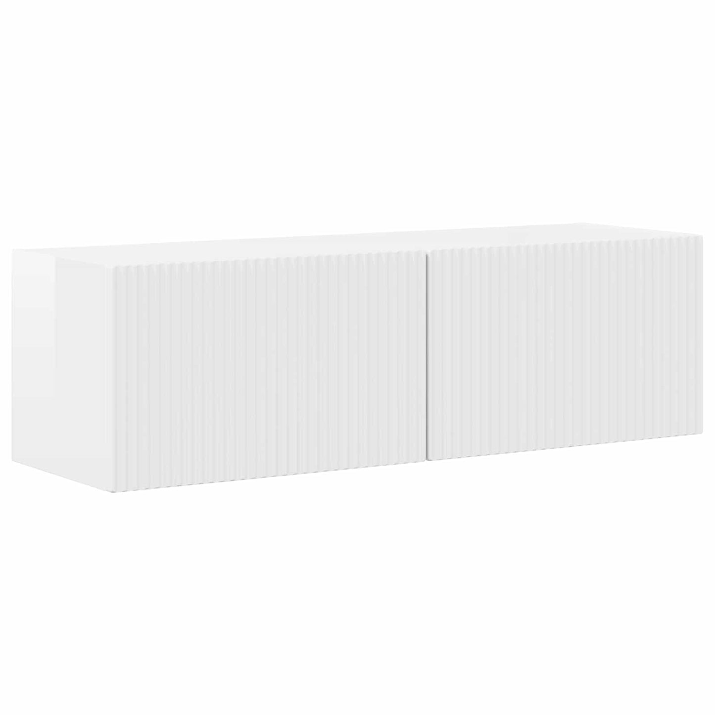 vidaXL Επιτοίχιο 4 pcs Υψηλής γυαλάδας λευκό