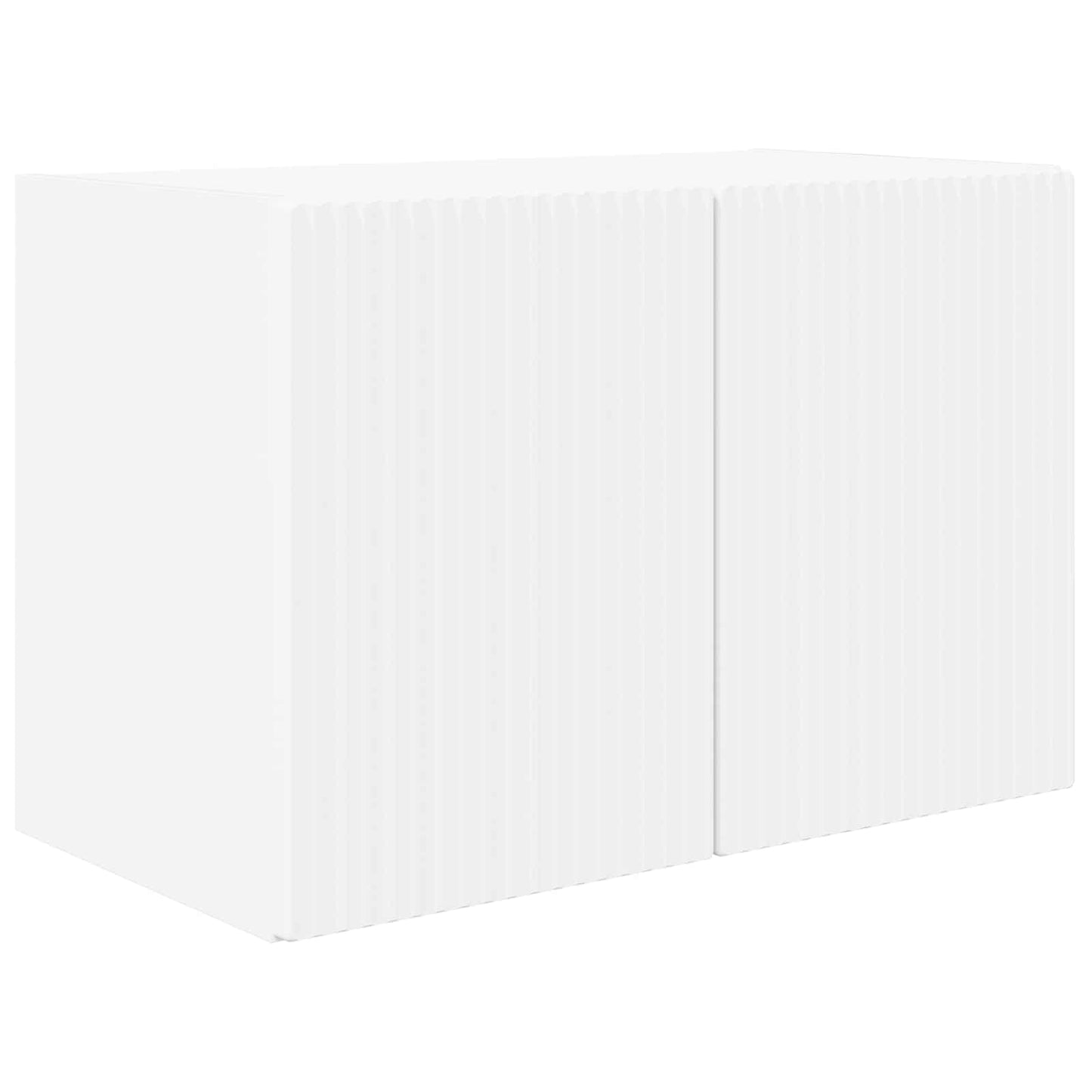 vidaXL Σετ τοίχου για τηλεόραση 4 pcs Λευκό Επεξεργασμένο ξύλο