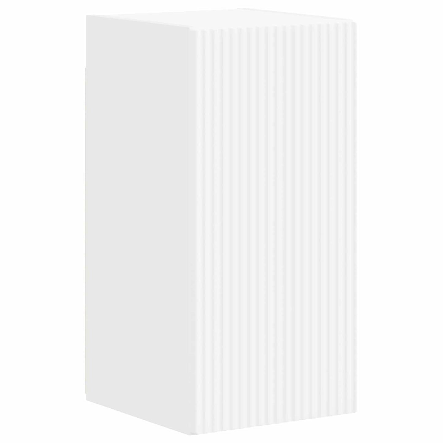 vidaXL Σετ επίπλου τηλεόρασης Επιτοίχιο 3 pcs Λευκό Επεξεργασμένο ξύλο