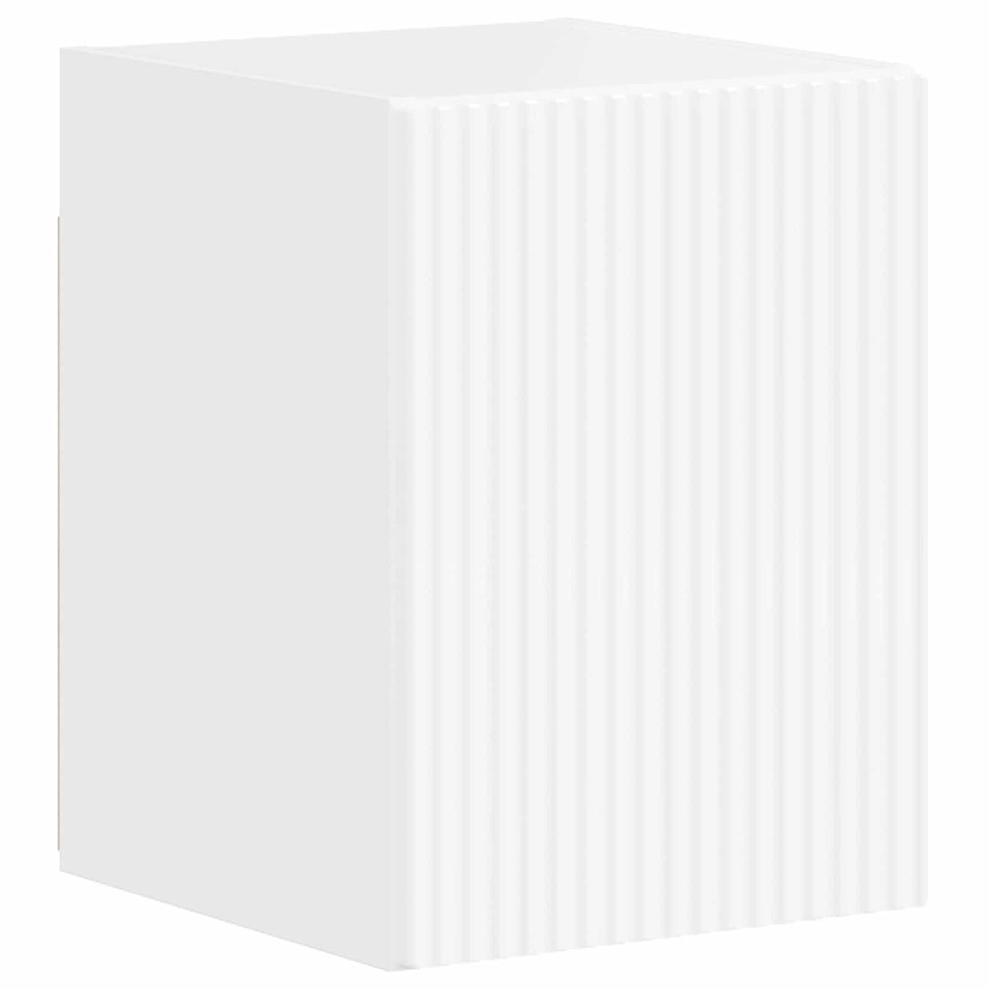 vidaXL Σετ επίπλου τηλεόρασης Επιτοίχιο 4 pcs Υψηλής γυαλάδας λευκό