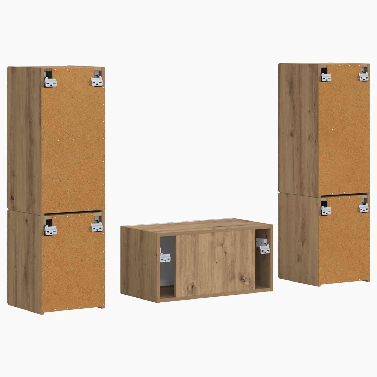 vidaXL 3 pcs Artisan Oak