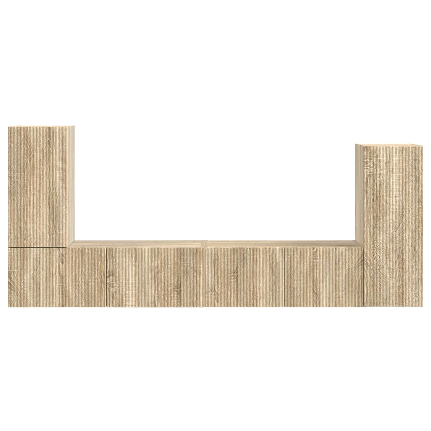 vidaXL 4 pcs Δρύς Sonoma