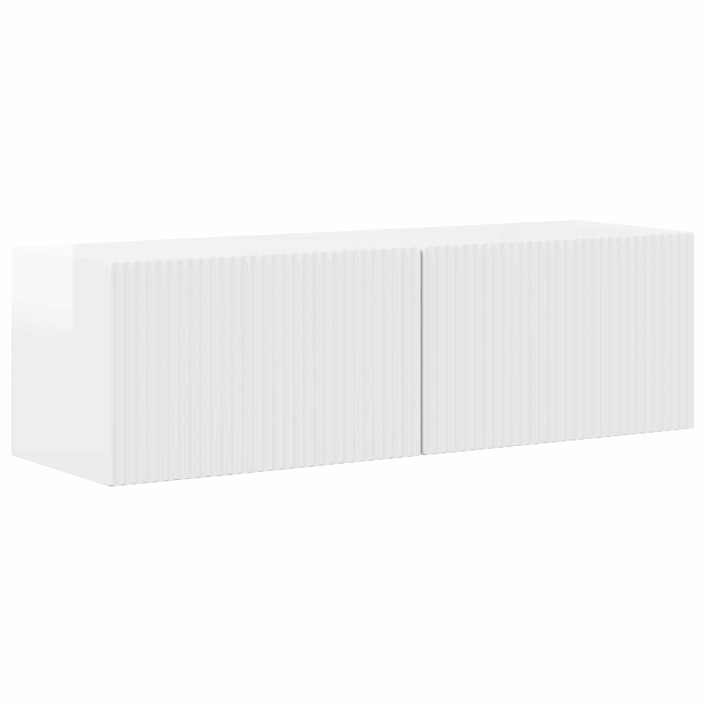 vidaXL 4 pcs Υψηλής γυαλάδας λευκό