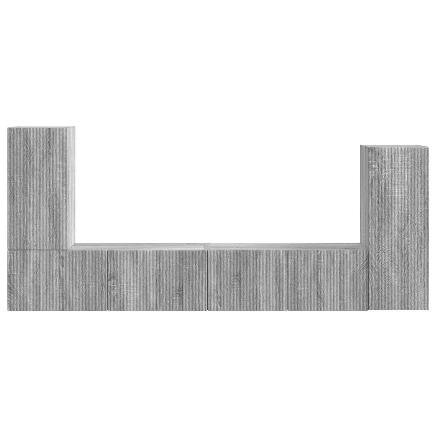 vidaXL 4 pcs Γκρίζο Σονομα