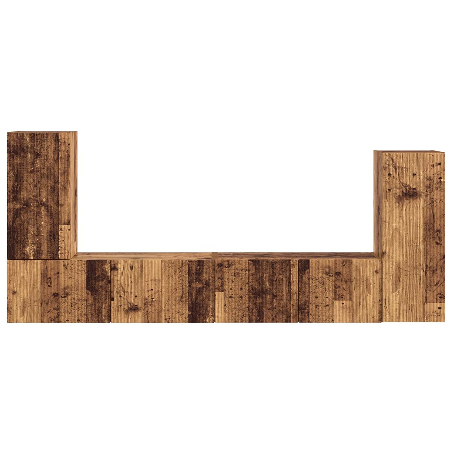 vidaXL 4 pcs Παλιό Ξύλο