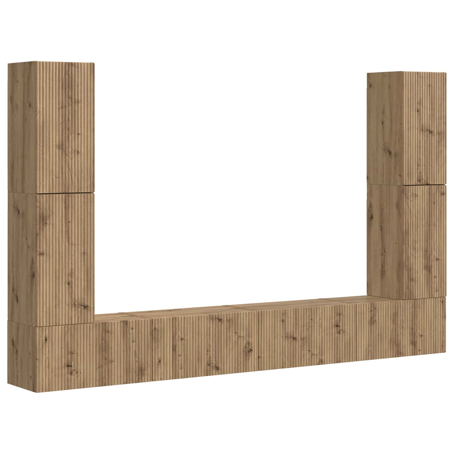 vidaXL 4 pcs Artisan Oak