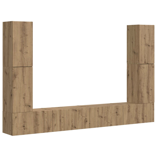 vidaXL 4 pcs Artisan Oak