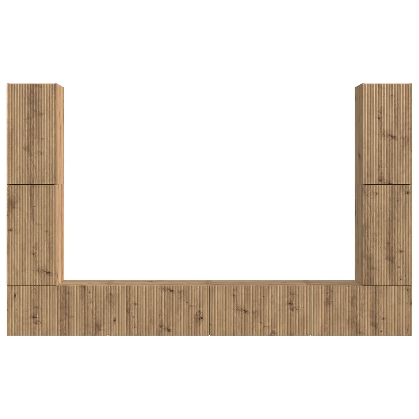 vidaXL 4 pcs Artisan Oak