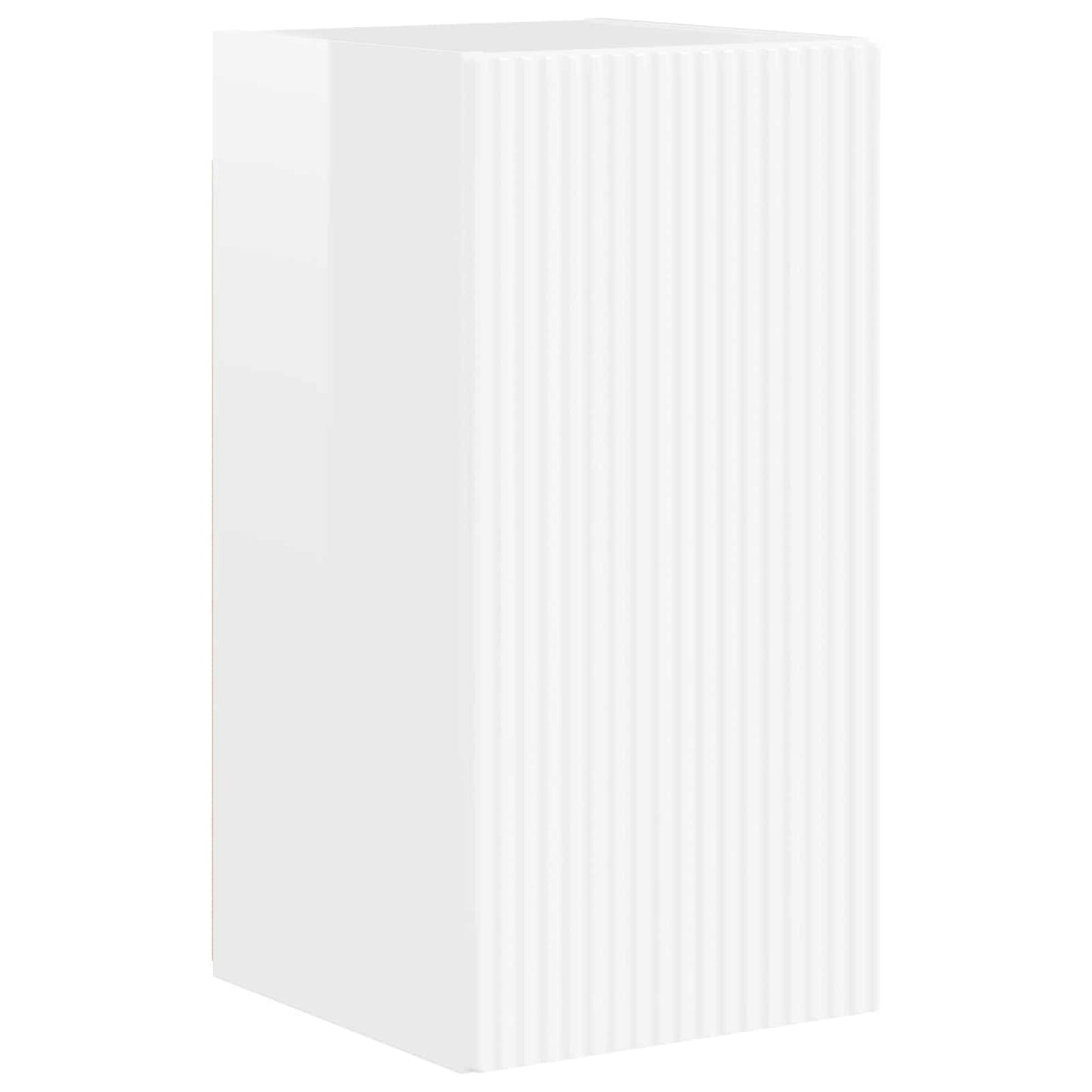 vidaXL Ντουλάπι TV 4 pcs Υψηλής γυαλάδας λευκό