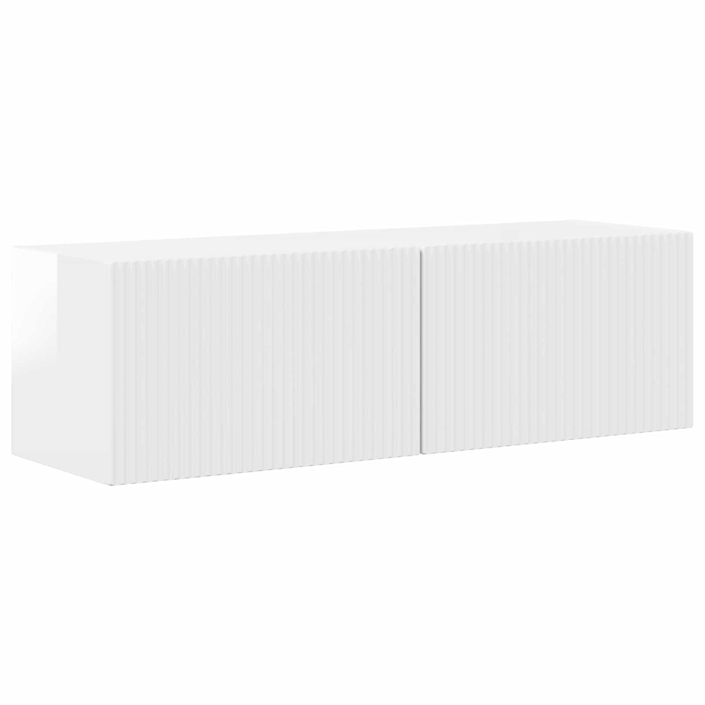 vidaXL 3 pcs Υψηλής γυαλάδας λευκό