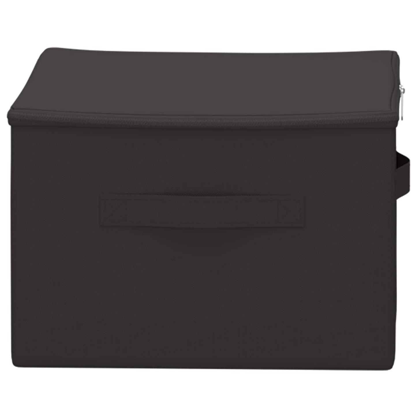 vidaXL Κουτί αποθήκευσης 24 pcs Ανθρακί 43 x 34 x 23 εκ. Ύφασμα