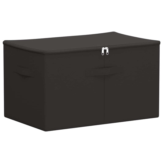 vidaXL Κουτί αποθήκευσης Ανθρακί 55 x 35 x 32 εκ. Ύφασμα