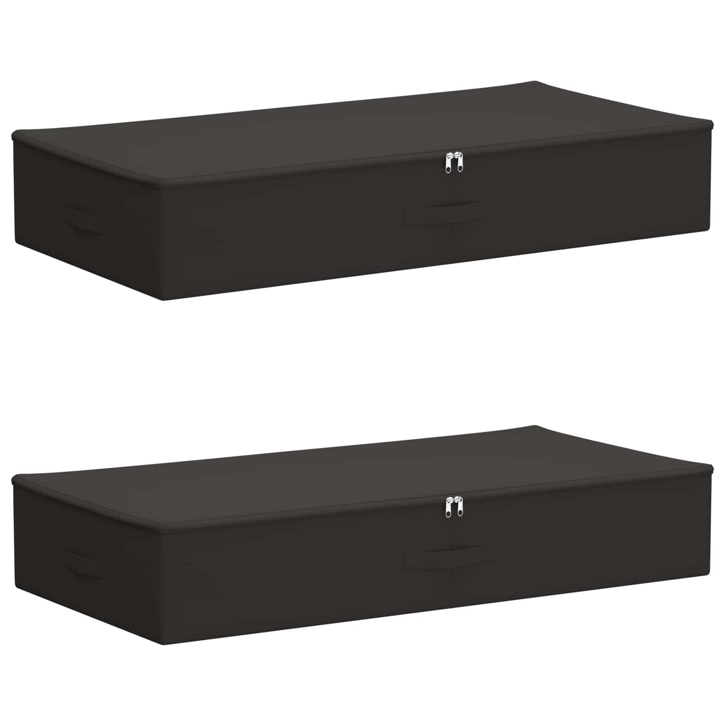 vidaXL Κουτί αποθήκευσης 2 pcs Ανθρακί 90 x 48 x 15 εκ. Ύφασμα