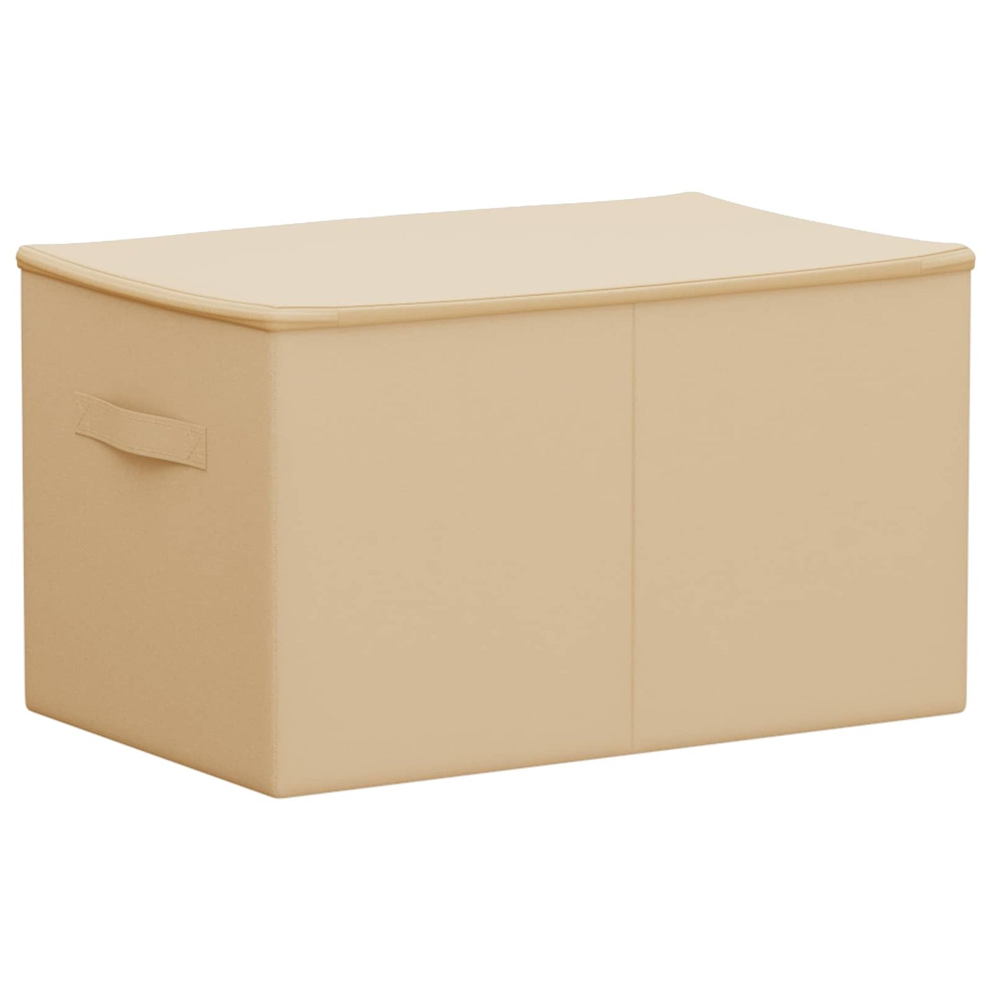 vidaXL Κουτί αποθήκευσης 24 pcs Κρεμ 60 x 43 x 35 εκ. Ύφασμα