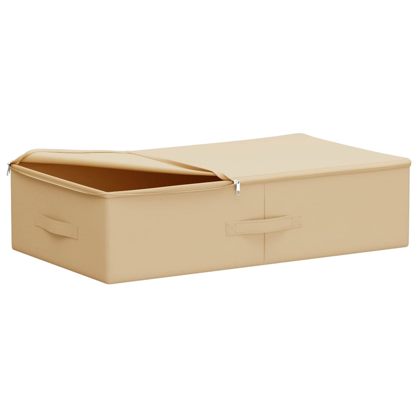 vidaXL Κουτί αποθήκευσης 6 pcs Κρεμ 70 x 40 x 18 εκ. Ύφασμα