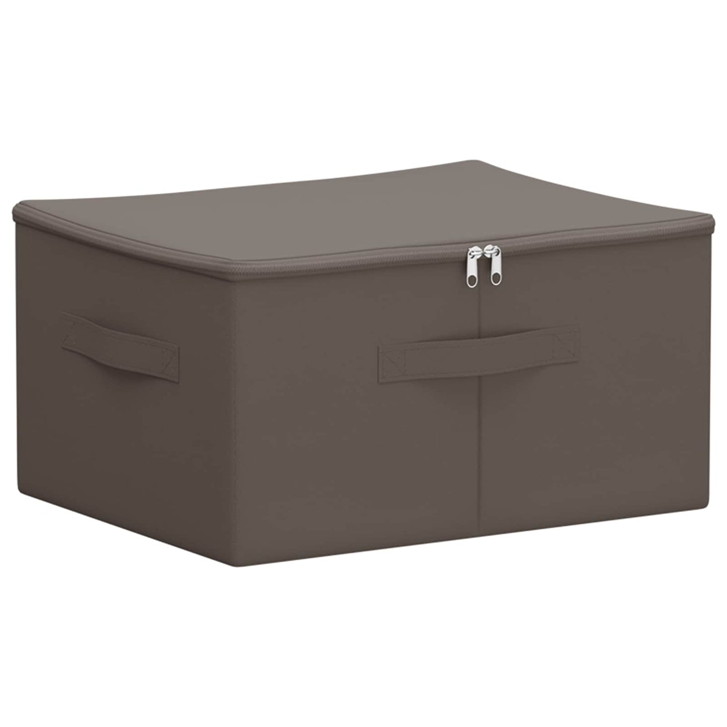 vidaXL Κουτί αποθήκευσης Γκρι 43 x 34 x 23 εκ. Ύφασμα