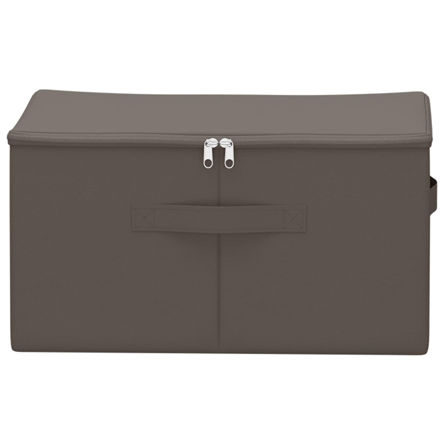 vidaXL Κουτί αποθήκευσης 24 pcs Γκρι 50 x 30 x 25 cm Ύφασμα
