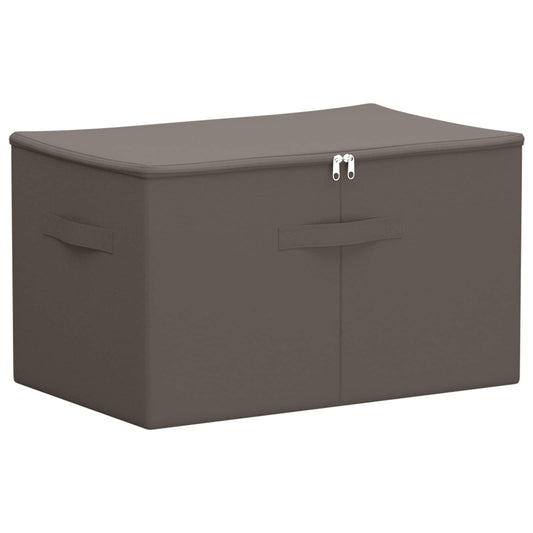 vidaXL Κουτί αποθήκευσης Γκρι 60 x 43 x 35 εκ. Ύφασμα