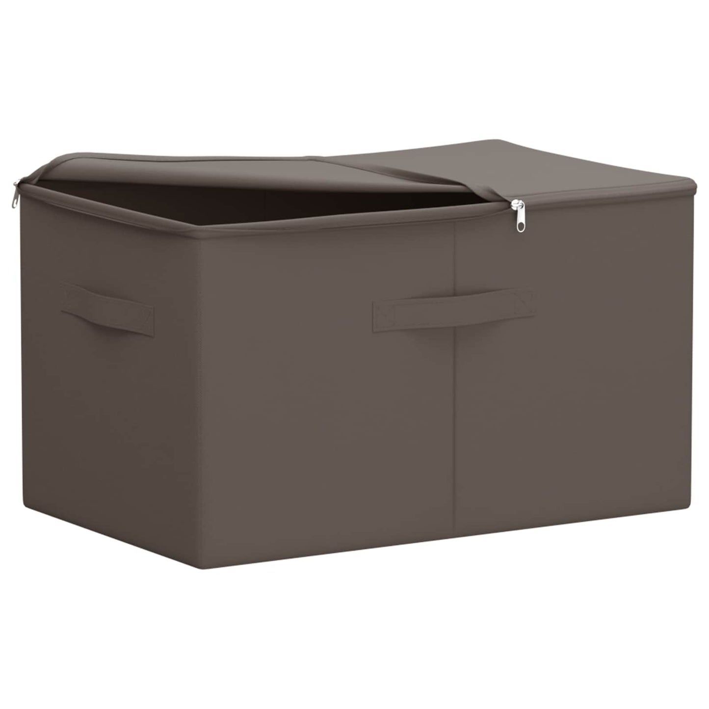 vidaXL Κουτί αποθήκευσης 24 pcs Γκρι 60 x 43 x 35 εκ. Ύφασμα