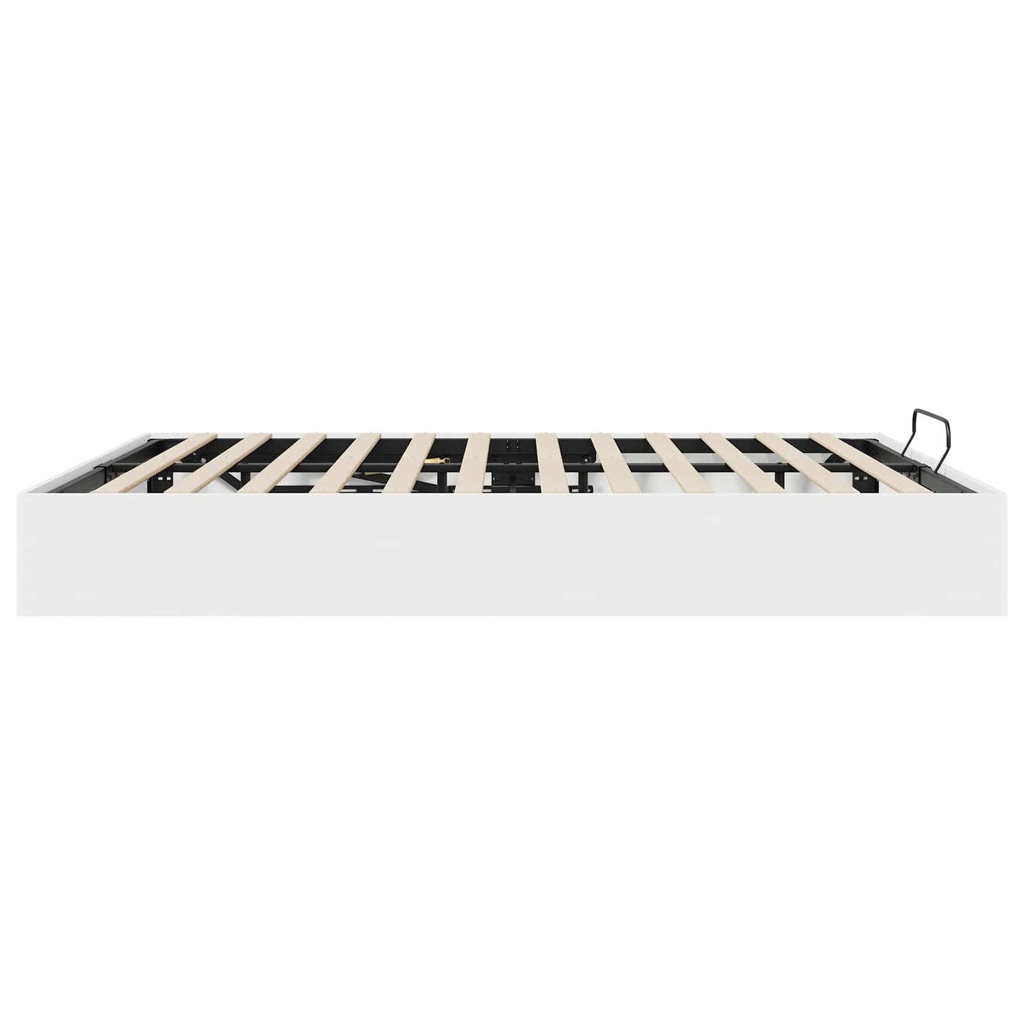 vidaXL Κρεβάτι Οθωμανικού Τύπου Λευκό 193 x 120 x 25 εκ Μοριοσανίδα