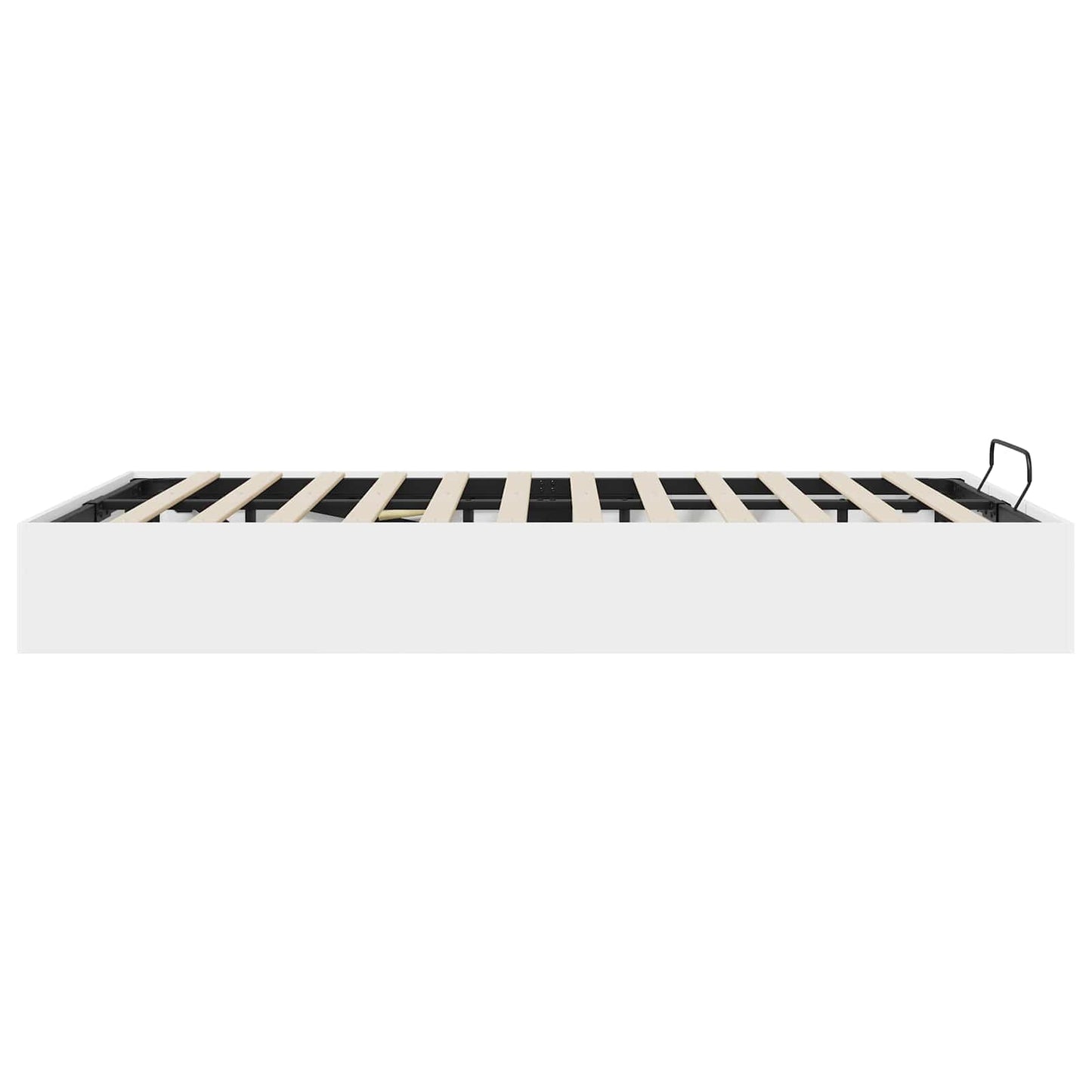 vidaXL Κρεβάτι Οθωμανικού Τύπου Λευκό 193 x 120 x 25 εκ Μοριοσανίδα