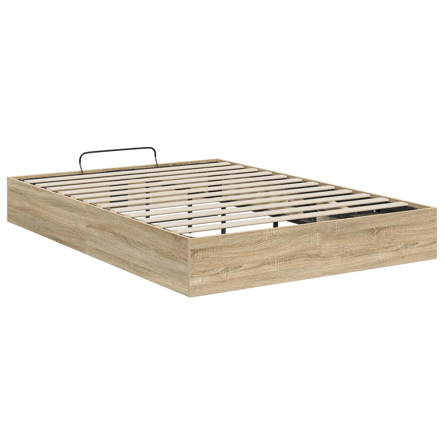 vidaXL Κρεβάτι Οθωμανικού Τύπου Δρύς Sonoma 193 x 120 x 25 εκ